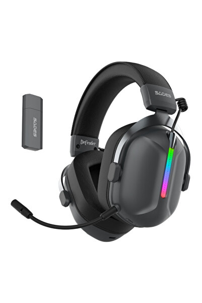 Sades Ακουστικά gaming Defender, ασύρματα & ενσύρματα, 50mm, 1050mAh, RGB, πο...