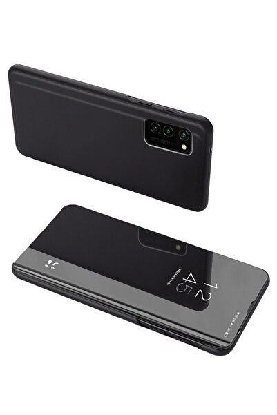 POWERTECH Θήκη Clear View MOB-1642 για Samsung A72 5G, μαύρη