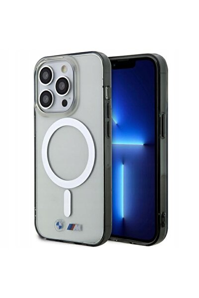 BMW Husă BMHMP14LHCRS pentru iPhone 14 Pro 6.1 " carcasă rigidă Inel Argintiu...