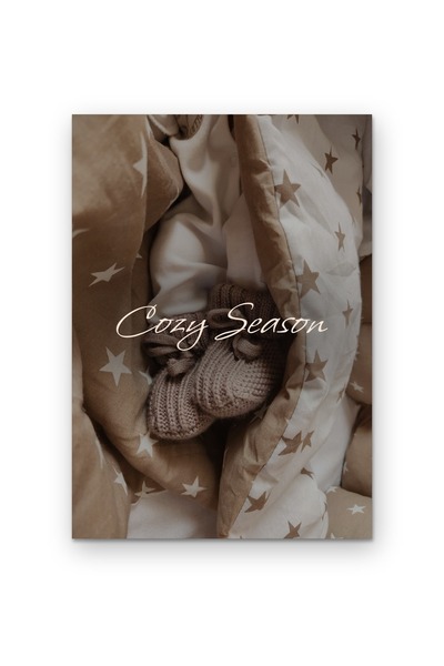 OEM Poster Carton 250g A4, Citat Sezon Confortabil, Arta de Perete, Decor Int...