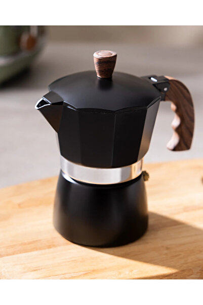 Madame Coco Laurina Moka Pot - Black - 150 ml