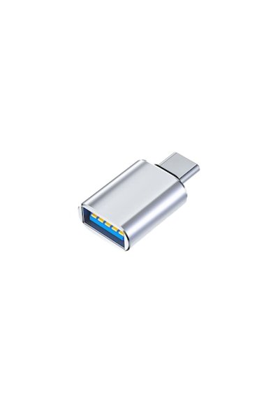 OEM Adaptor, USB 3.0 OTG -Type-C, Multifuncțional, Argintiu