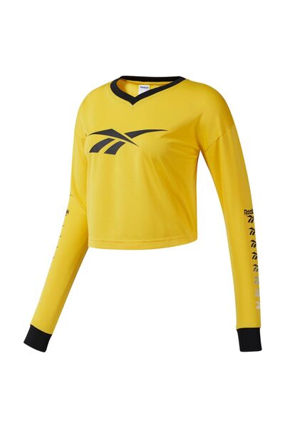 Reebok Γυναικείο Μακρυμάνικο Κροπ Τοπ L