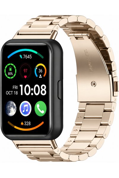 Dexmon Huawei Fit 2 Uyumlu Çelik Paslanmaz Metal Kordon