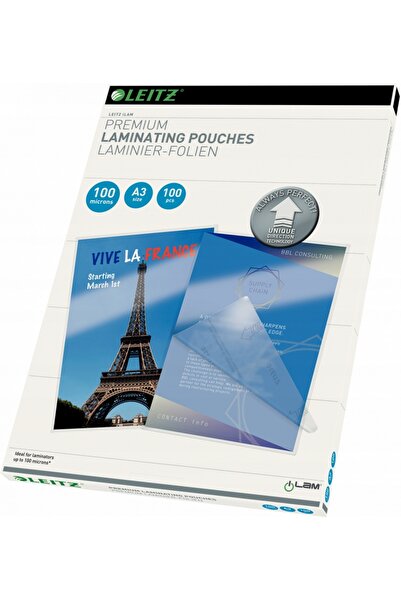 Leitz Folie pentru laminare iLAM UDT A3 100 microni. 74870000