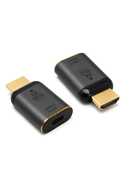 POWERTECH Προσαρμογέας HDMI σε USB-C CAB-UC103, 8K/60Hz, γκρι