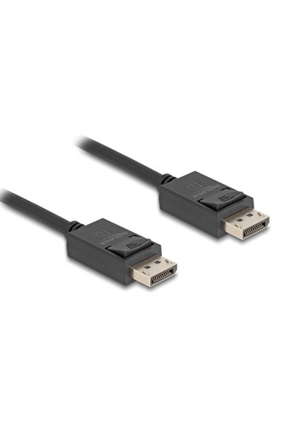 DELOCK Καλώδιο DisplayPort 2.1 80492, 8K/60Hz 4K/120Hz 40 Gbps 1μ, μαύρο