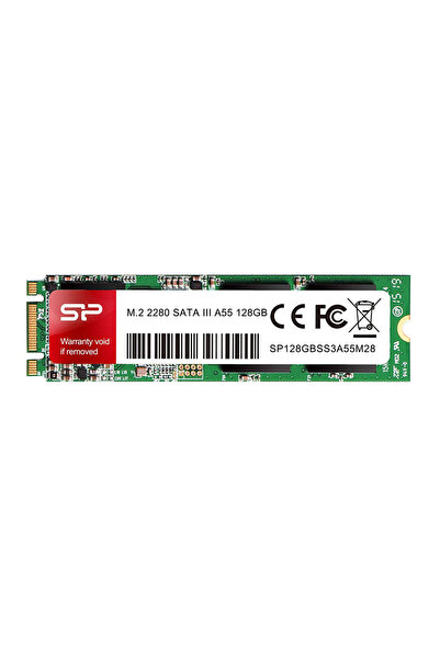 Silicon Power SSD A55, 128GB, M.2 2280, SATA III, 560-530MB/s