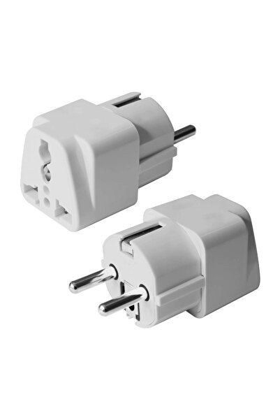 POWERTECH Μετασχηματιστής ρεύματος PT-1097 Γερμανικού τύπου/Καθολικός, λευκός...