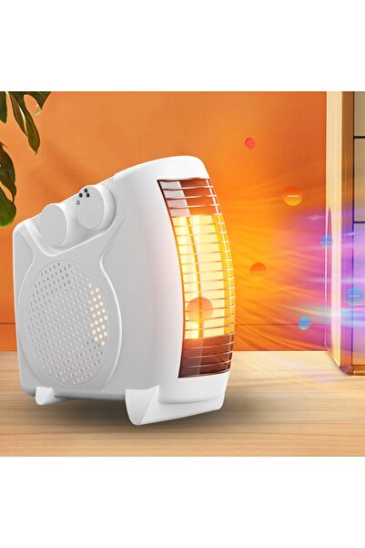 OneStore Aerotermă albă de 600W cu termostat manual pentru casă și birou -