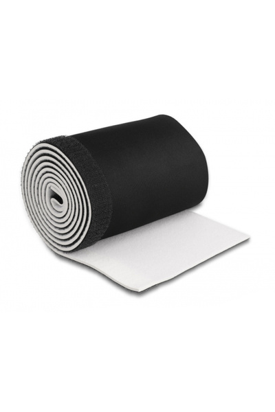 unbranded Ταινία νεοπρενίου τύπου Velcro TIES-037, 13,5 εκ., 1,5 μ., μαύρο/άσπρο
