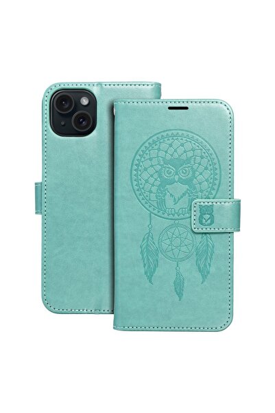 OEM Husă flip cover pentru Apple iPhone 15 Plus, verde