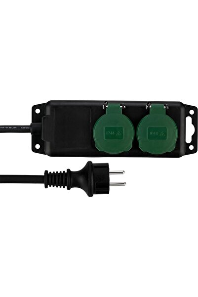 Rev Prelungitor IP44 cu 2 prize 1.4m