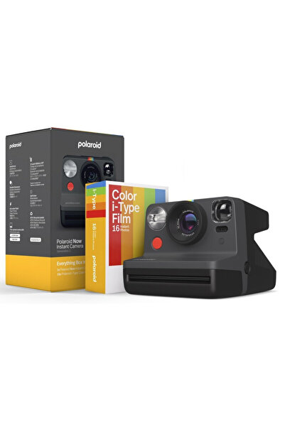 Polaroid Τώρα Gen 2 E-Box Στιγμιαία Φωτογραφική Μηχανή Μαύρη