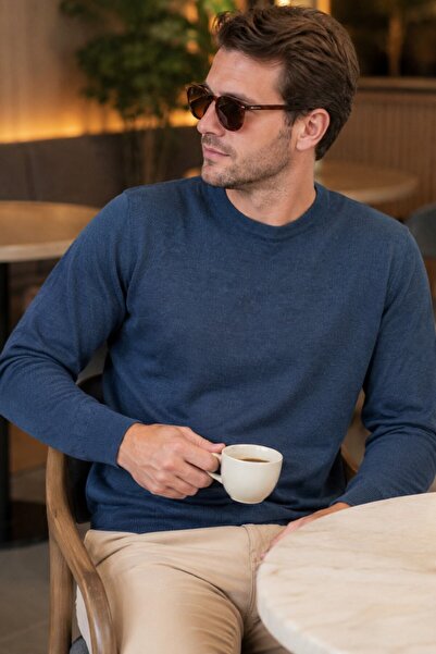 F&K Cotton Basic Thin Men's Knitwear Sweater