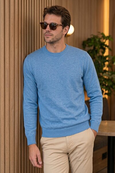 F&K Cotton Basic Thin Men's Knitwear Sweater