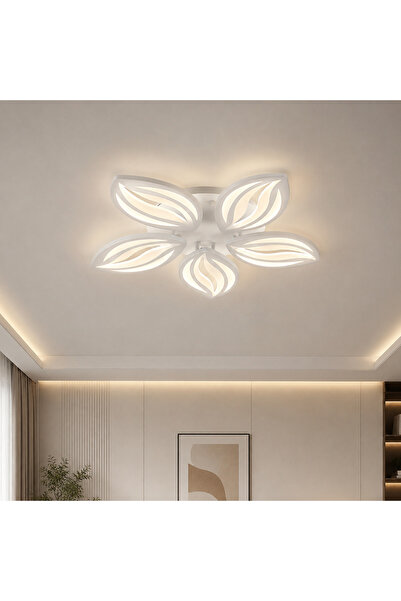 DIGITAL Merchandise Lustra LED cu telecomanda ORCHID 66W, 5 Petale, lumina Re...