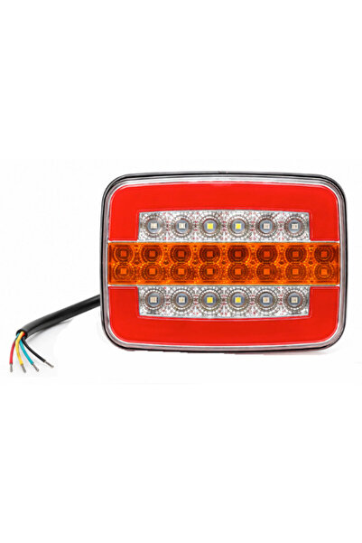 Ruan Lampă LED de stop spate dreptunghiulară universală 12V/24V 125 × 95 × 35...