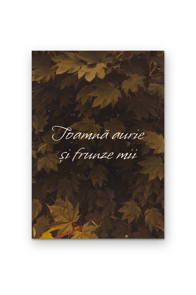OEM Poster Carton 250g A4 Arta de perete Toamna aurie si frunze mii, Decoratiune