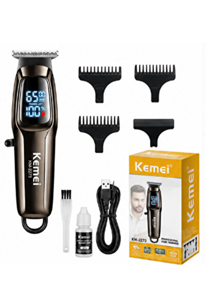 Mihai Aparat de tuns profesional Kemei KM 2273 7000 RPM Afișaj digital 1800mA...