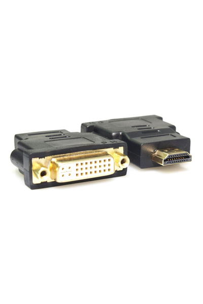 POWERTECH Προσαρμογέας HDMI σε DVI-I CAB-H057, Διπλής Σύνδεσης, μαύρο