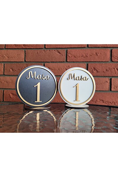 Generic Brand Set 15 Numere de Masă pentru Nuntă și Botez, MDF 3D cu Suport, ...