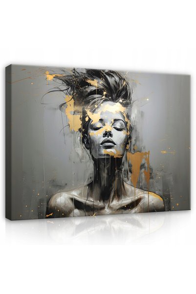 Wallarena FAȚĂ DE FEMEIE ABSTRACTĂ Tablou mare pentru living 60x40