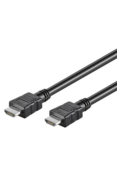 goobay Καλώδιο HDMI 58444 με Ethernet, 4K/30Hz, 10.2Gbps, 7.5μ, μαύρο