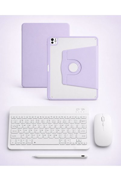 Five e Apple iPad Pro 11 2/3/4. Nesil ile Uyumlu DeskFold Türkçe Q Klavyeli 3...