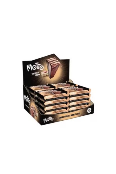 Mymotto My Motto Tiramisu cream wafers, box of 20 pcs x 34 grams