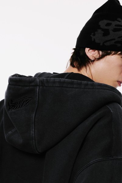 Pull & Bear STWD kapüşonlu fermuarlı sweatshirt