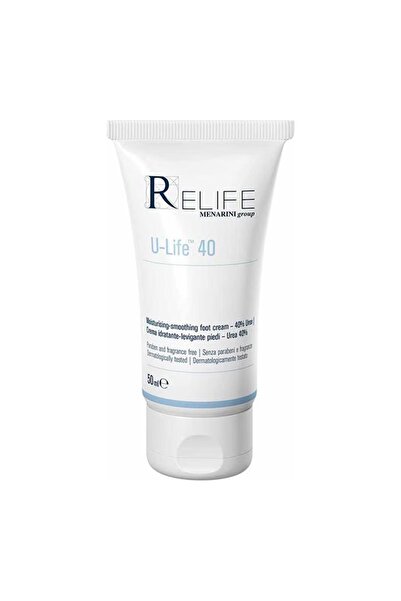 Relife U-Life 40 Moisturizing & Smoothing Foot Cream With 40% Urea 50ml