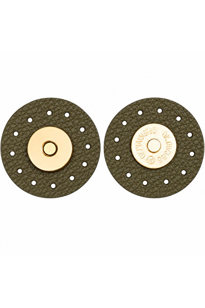 knitme Leather Round Magnet Ba-0059