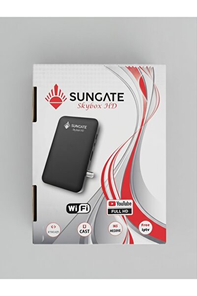 DOĞA KUTUSU Sungate Skybox HD Mini Full HD Dijital Uydu Alıcısı (Dahili Wi-Fi...