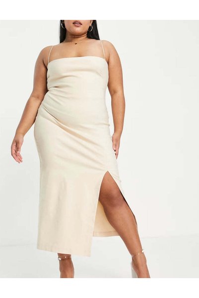 Sheya Rochie maxi , bej