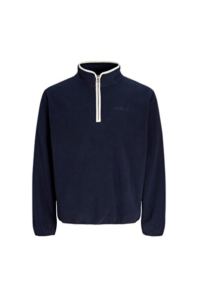 Jack & Jones Frederiksberg Erkek Lacivert Polar Sweatshirt (12300059-SKYC)