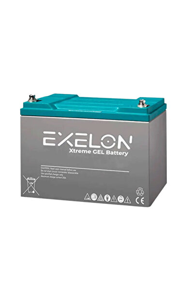 Exelon 12 Volt 100 Amper Jel Akü Derin Döngü Deep Cycle