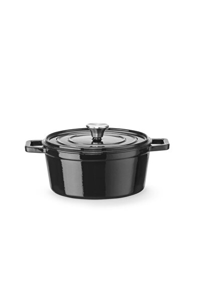 HENDI Tavă din fontă emailată, 3,7 L, negru, 317 x 240 x 105 mm