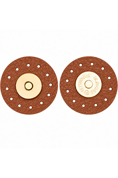 knitme Leather Round Magnet Ba-0059