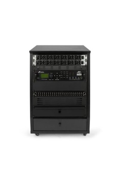 Gator Frameworks Frameworks Elite Angled Studio Rack – 12U BLK | GFW-ELITESTUDIORK12-BLK