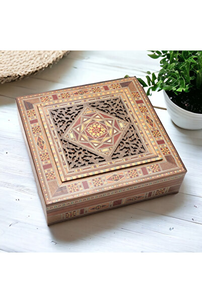 Lazizz Wooden Handmade Box Square