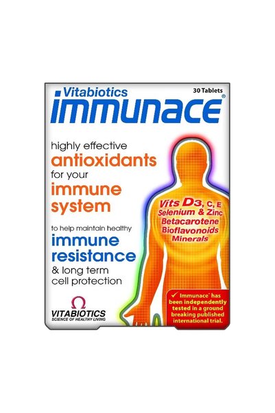 Immunace Original 30 Tablets Nutritional Support for Immune System with 24 Mi...