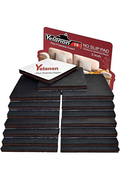 Yelanon Non Slip Furniture Pads 24 pcs 50mm Furniture Grippers, Non Skid for ...