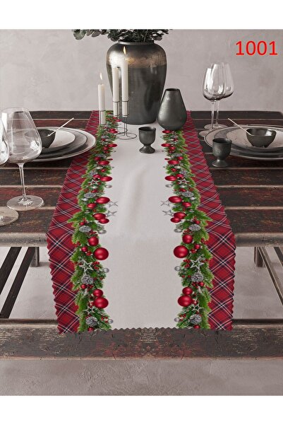 YILMAZHOME Tablecloth - Velvet Fabric Digital Printed Ranır Tablecloth