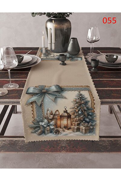 YILMAZHOME Tablecloth - Velvet Fabric Digital Printed Ranır Tablecloth