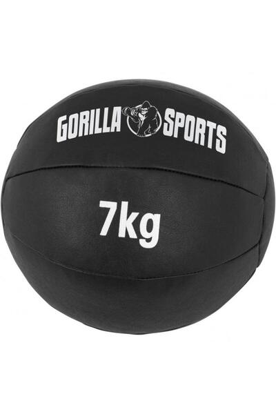 Gorilla Sports Minge medicală Wall Ball din piele sintetică 1 - 10 kg 7 kg