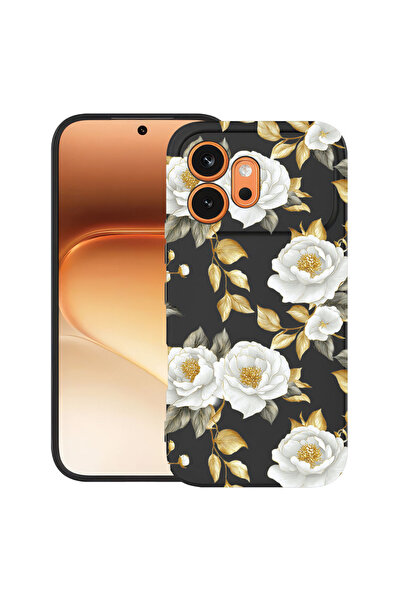 bestcase ®   Husă TPU Ultra Subțire pentru Honor 600, Florală - Camelie Aurie...