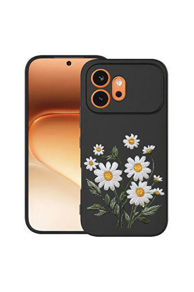 bestcase ®   TPU Ултра тънък калъф за Honor 600, Флорален - Минималистична ма...