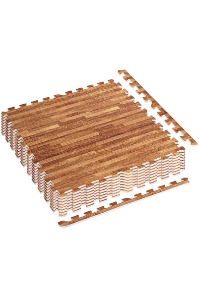 MOVIT Set de 8 covorase de protectie, 3m², multiple culori Lemn Deschis
