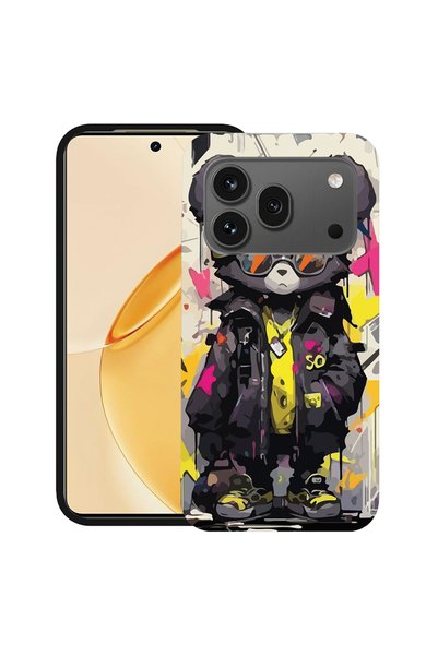 bestcase ®   Θήκη TPU Υπέρλεπτη για Honor 600 Pro, Αρκουδάκι σε παστέλ χρώματ...